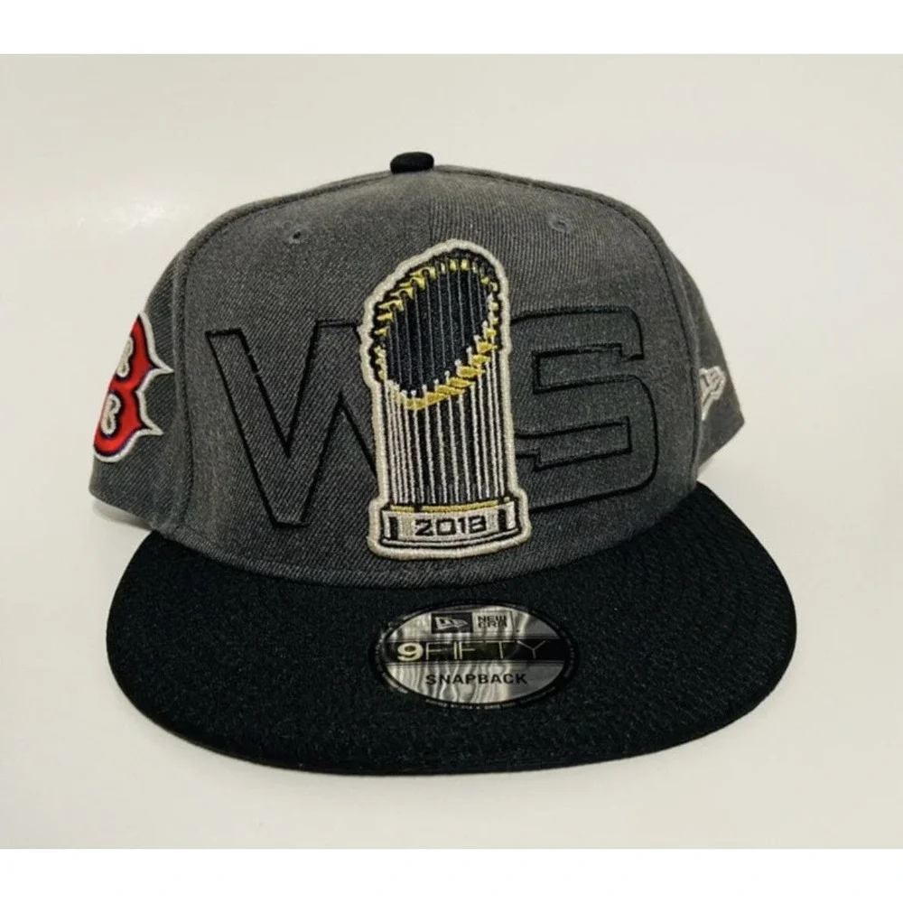 New Era 9Fifty Cap Men MLB Team Boston Red Sox 2018 World Series Snap Back Hat